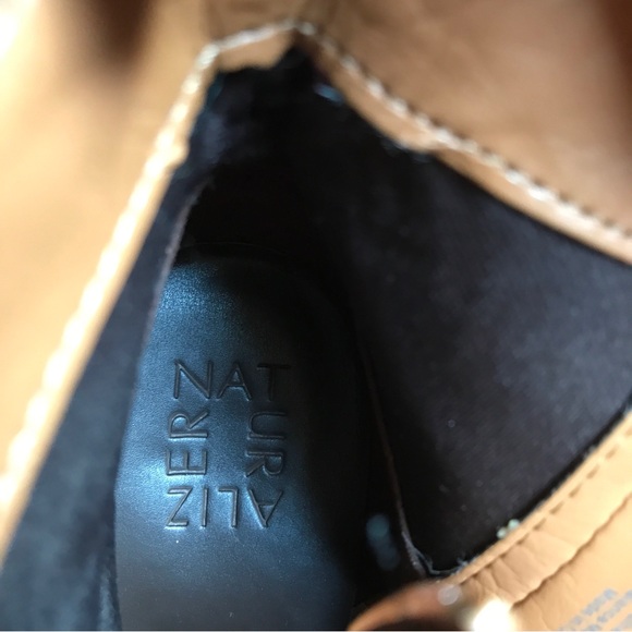 Naturalizer Suede Tan Cognac Pointed Toe Boots with Strap, EUC, 7.5 - Picture 13 of 13